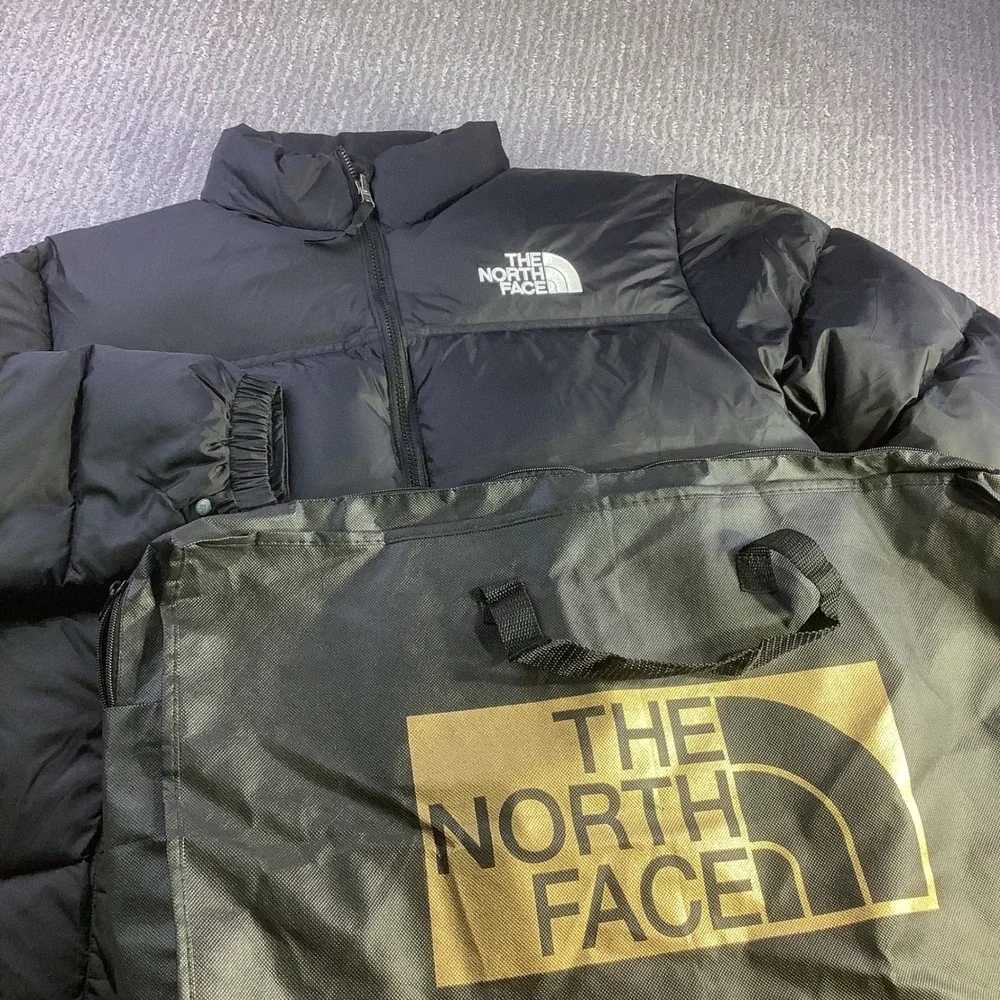The North Face 1996 Retro Nuptse Jacket Mens Black 700 Down Puffer Size M NWT
